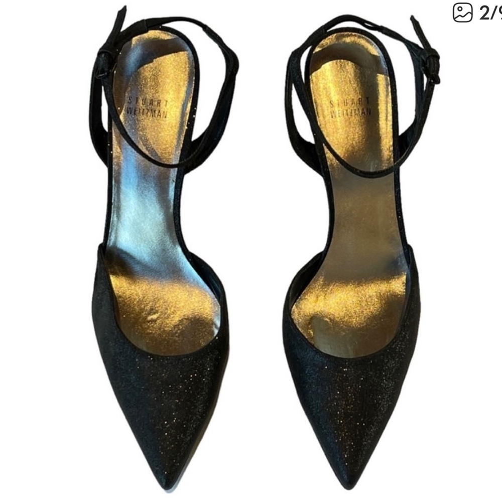 Stuart Weitzman Singleton Glitter Pump In Multi S… - image 2